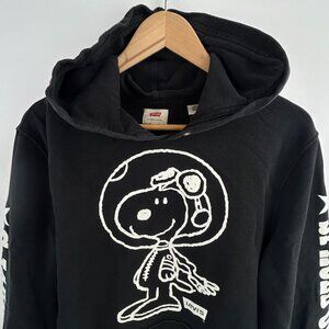 Levi’s x Peanuts Snoopy Graphic Hoodie Black Men's Medium